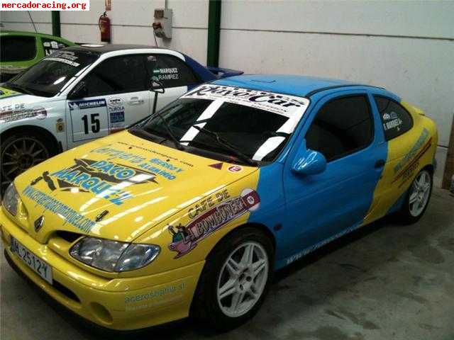 Renault megane grupo a. 2000 207 cv. listo para correr. 1600