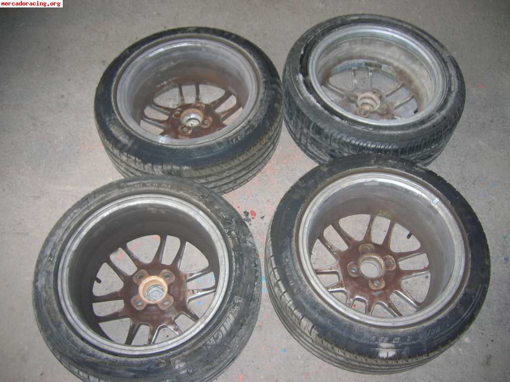 Llantas de clio sport  fase1 en 15  neumaticos 195/50/15v