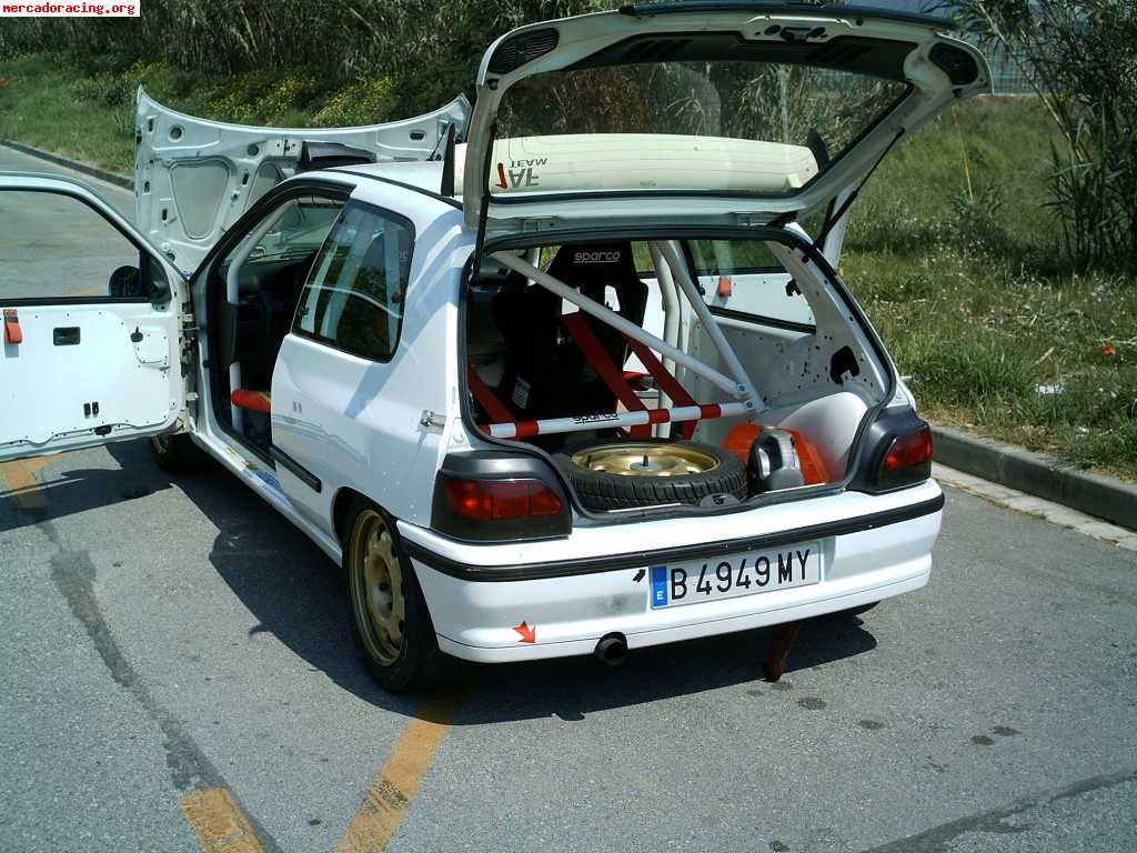 Clio 16v casi preparado rally. homologado para circular por 