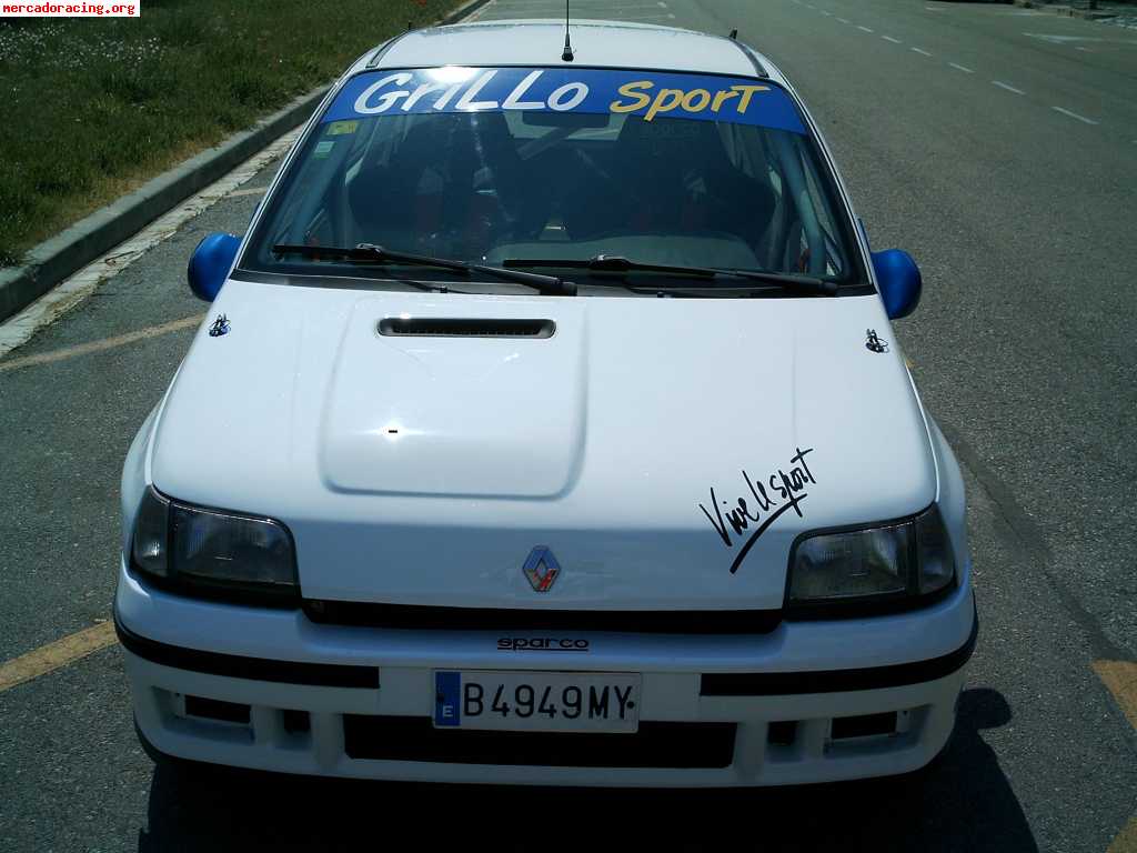 Clio 16v casi preparado rally. homologado para circular por 