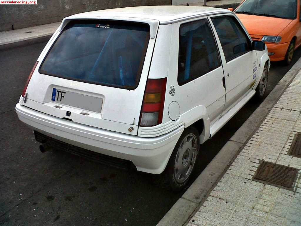 Renault 5 copa turbo fase 2 de carreras en tenerife