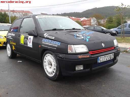 Clio 16v asfalto listo para correr