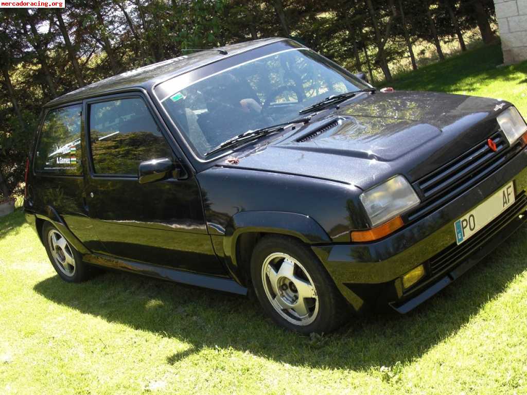 Renault 5 gtturbo fase2 - 1989. negro perla