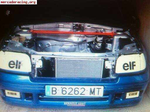 Carroceria clio 16v con barras omp 6puntos