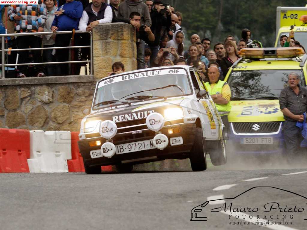 Renault 5 alpine con documentacion de carreras la antigua