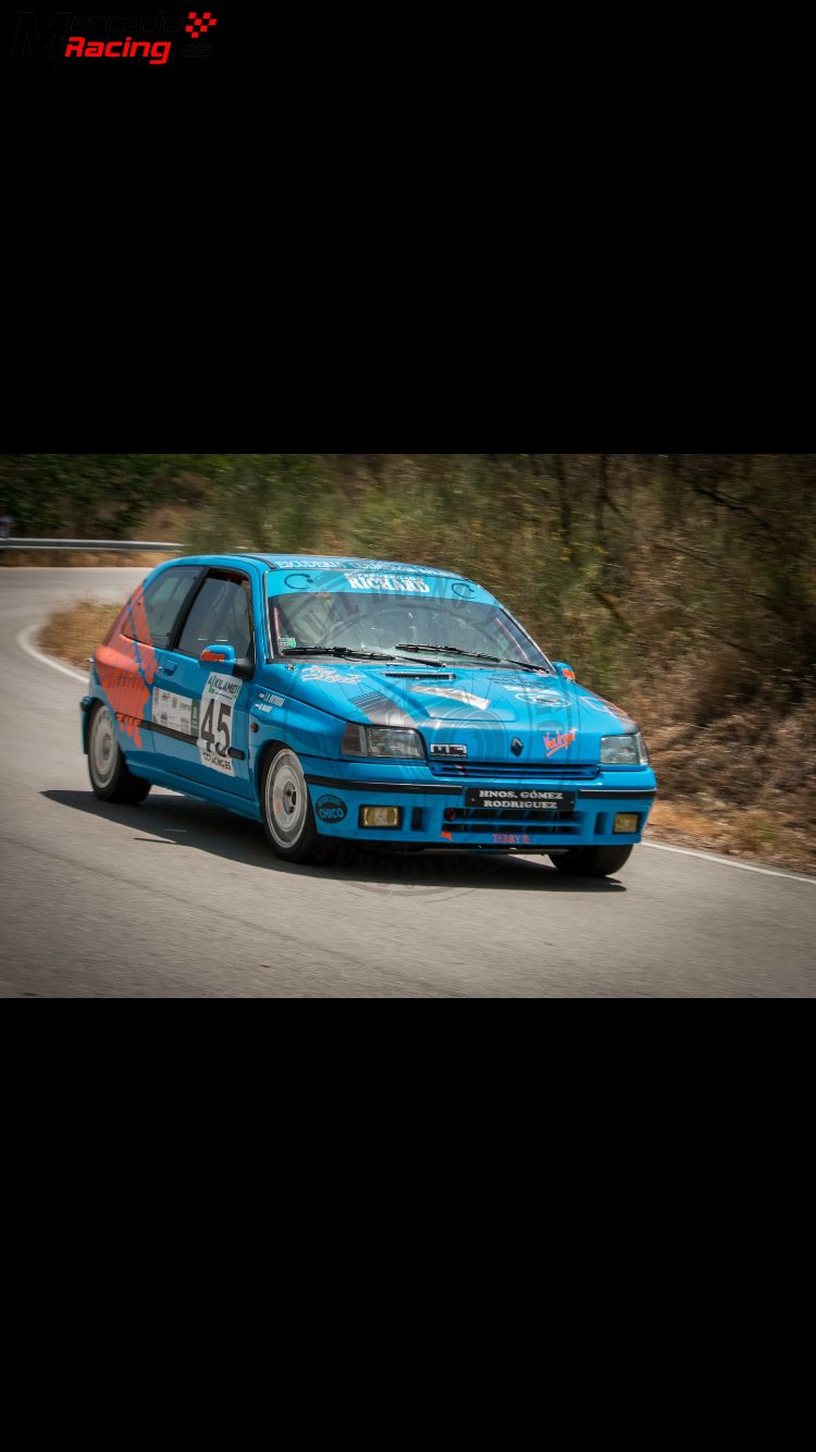 Renault clio 16v de subidas de montaña con papeles para pode