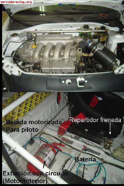 Vendo clio copa fase ii clasificado pos 31en 24h 2006, motor