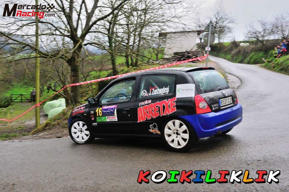 Renault clio cup 2 rallyes