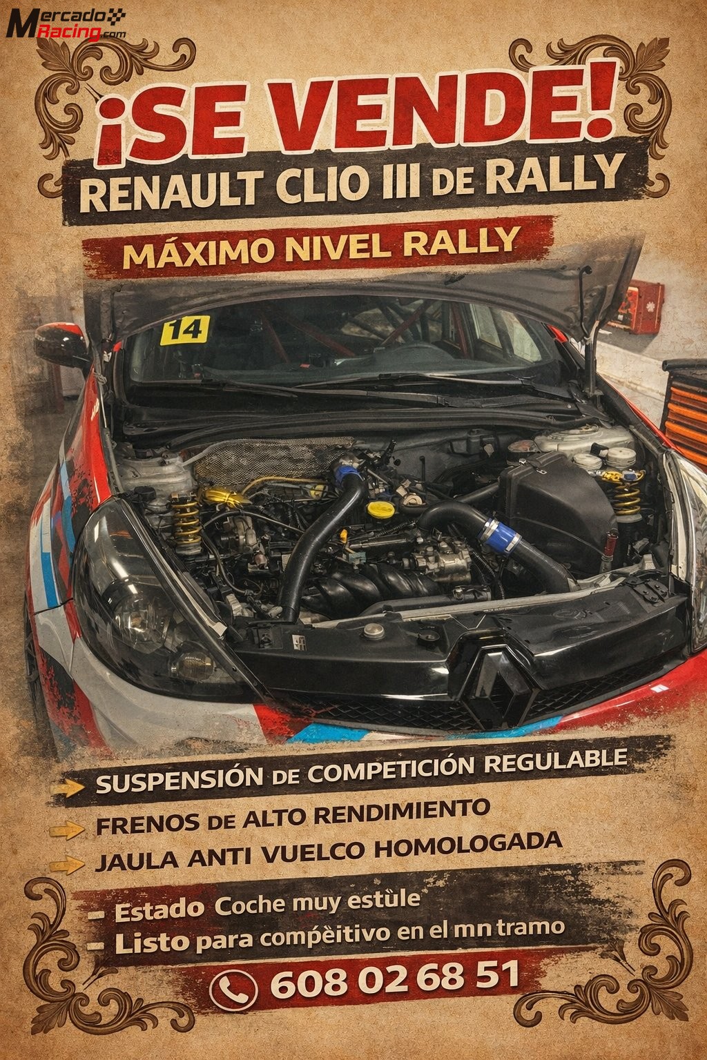 Se vende renault clio 3 – listo para competir