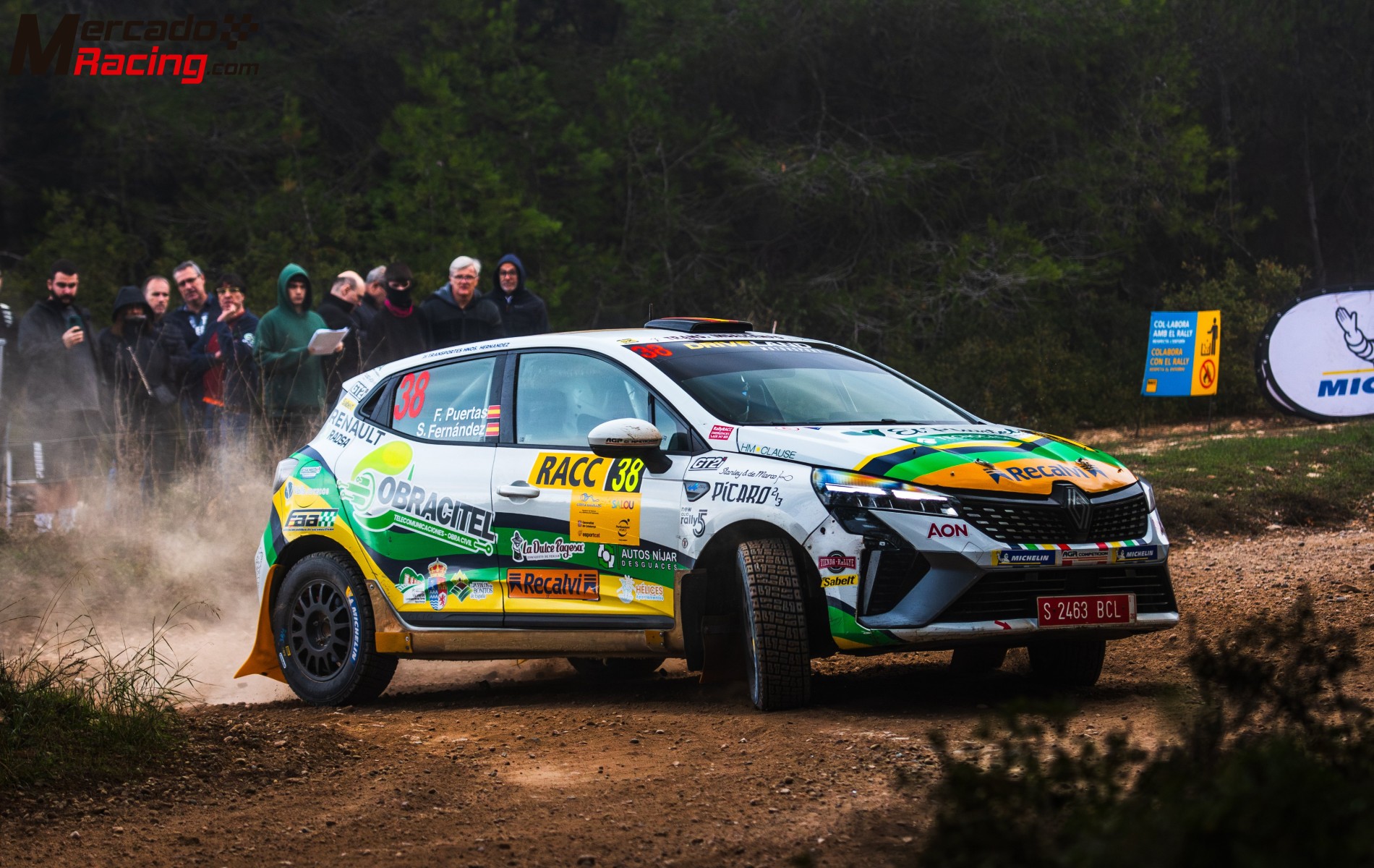 Renault clio rally5 campeón de la clio trophy tierra 2025