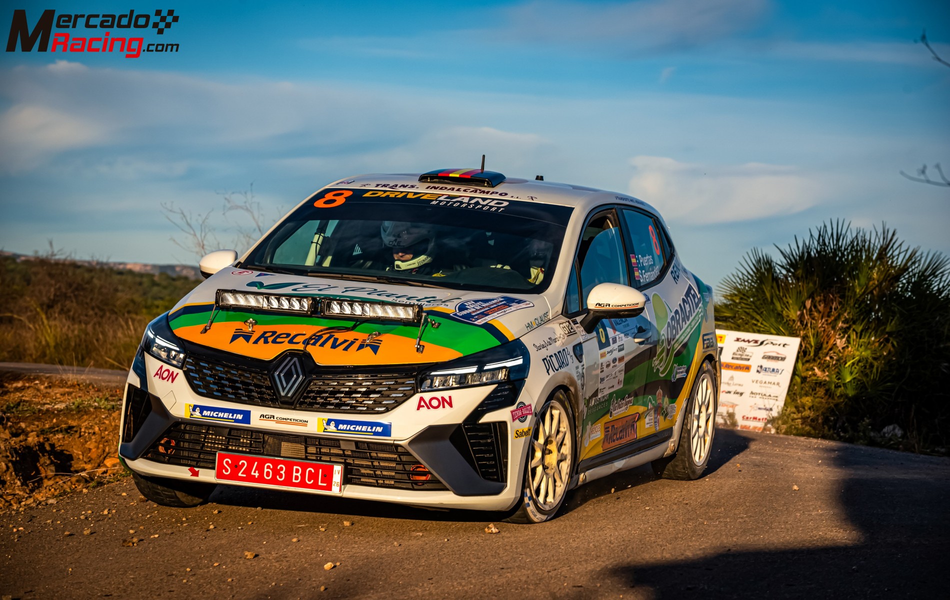 Renault clio rally5 campeón de la clio trophy tierra 2025