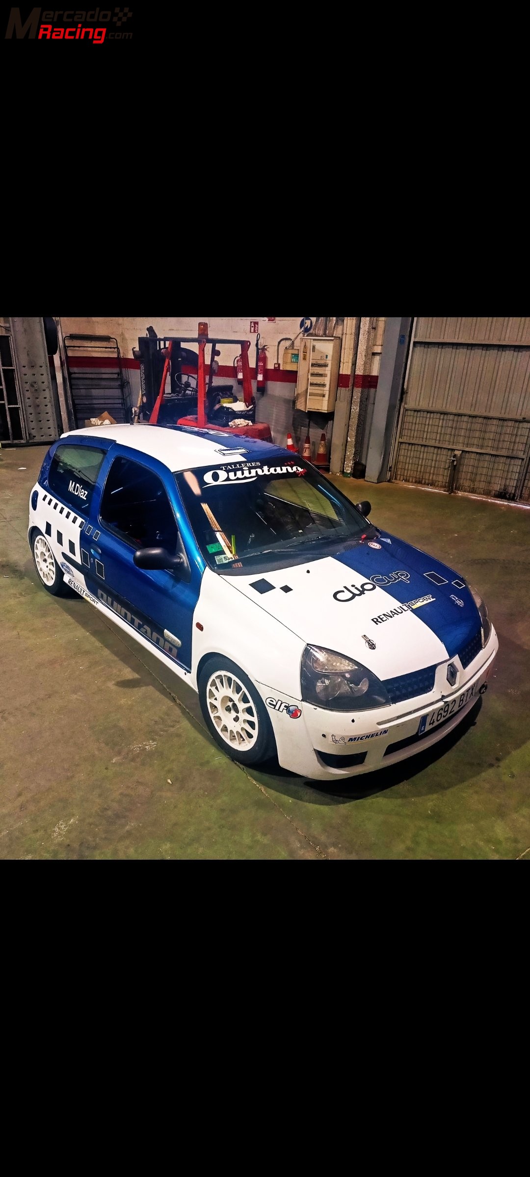 Clio2 cup de rally  f2000 