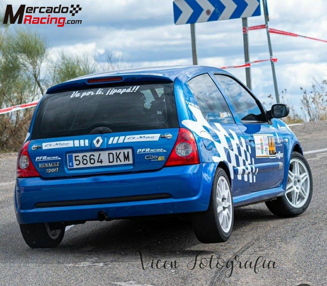 Renault clio sport rallys,circuito.