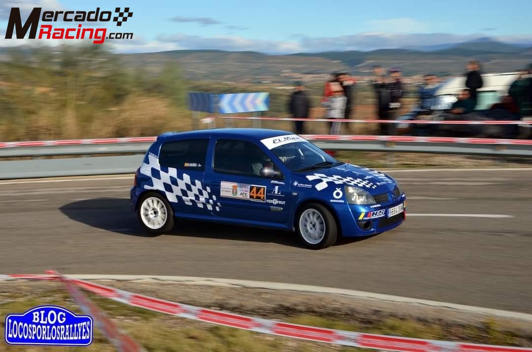 Renault clio sport rallys,circuito.
