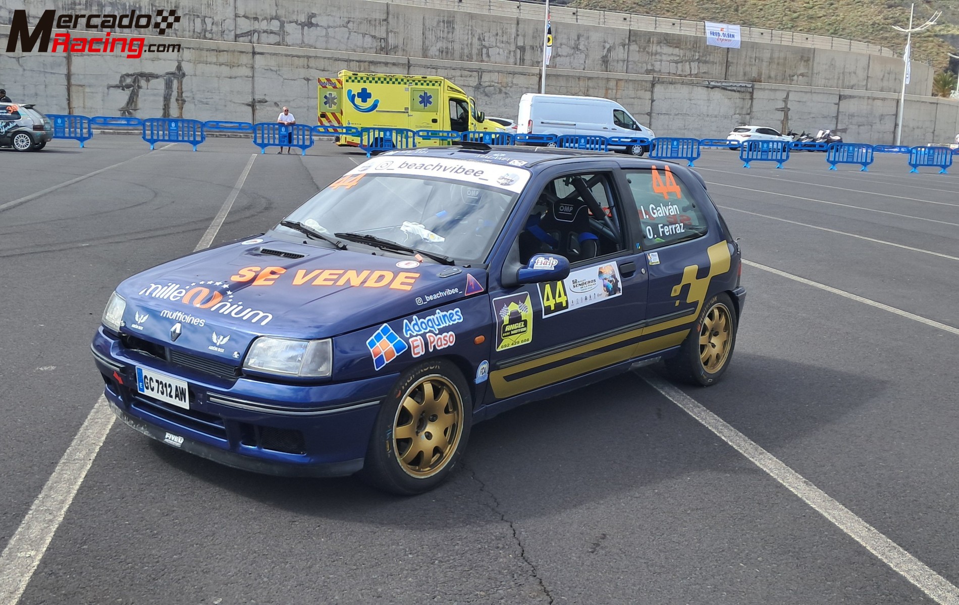 Se vende clio 1.8 16v  rally