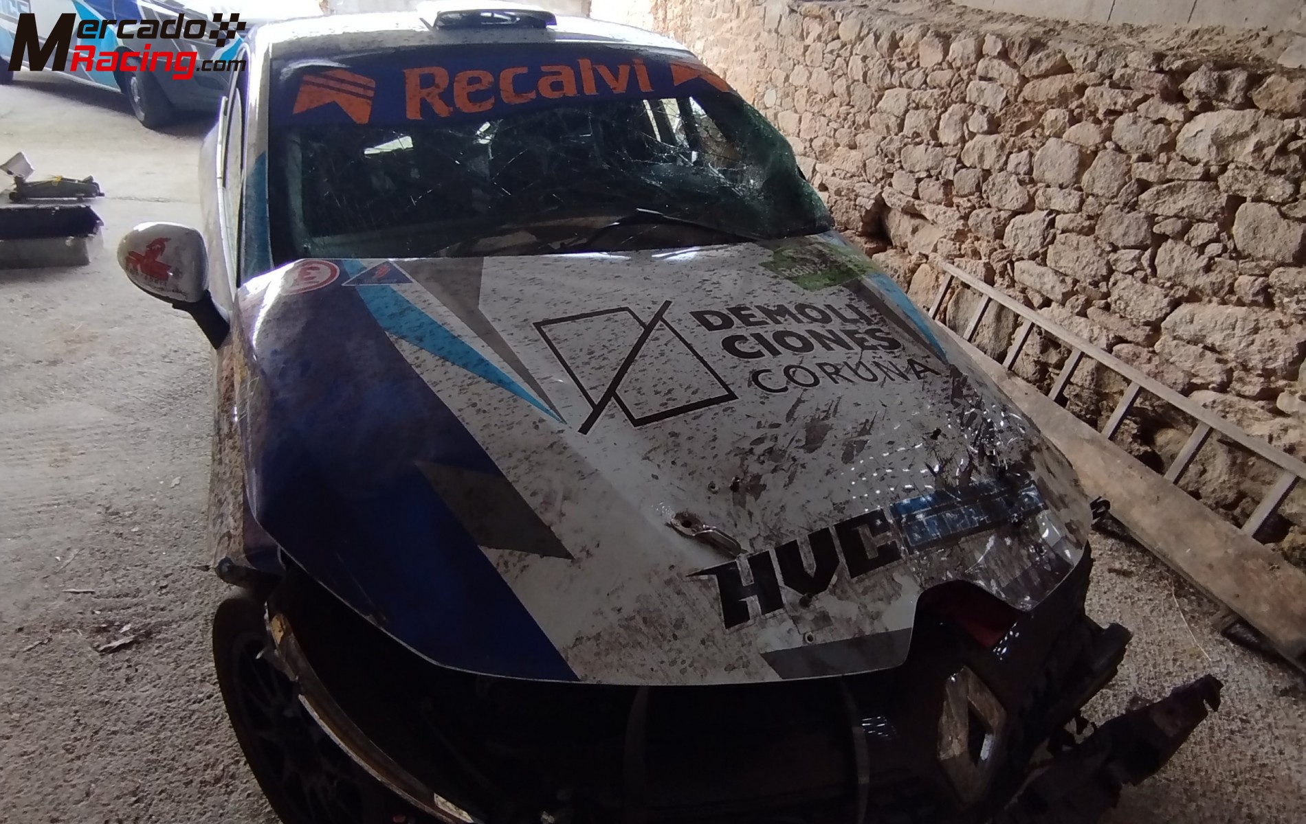 Clio rally 5 (accidentado)