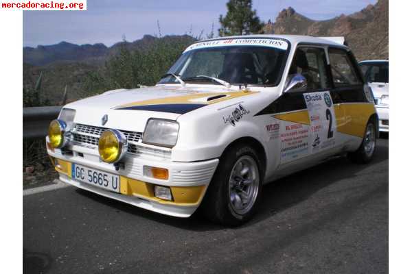 Renault 5 alpine turbo de rallys (unico)