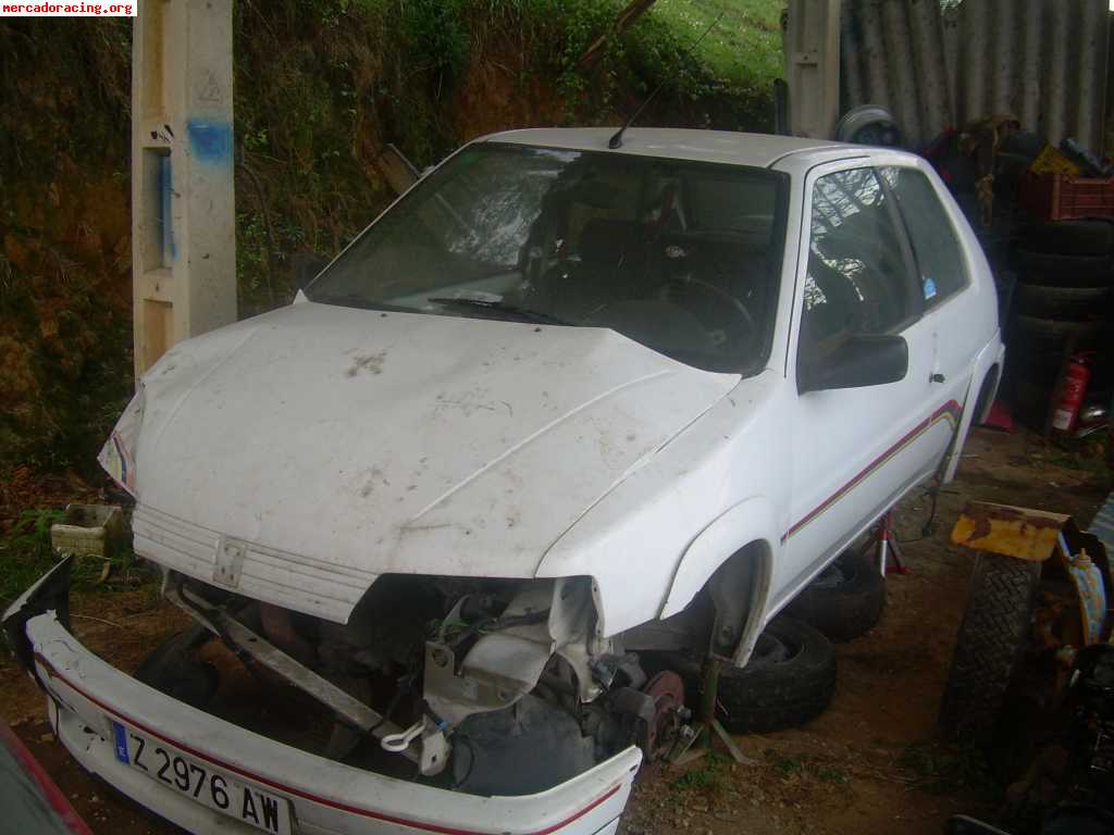 106 rallye con golpe