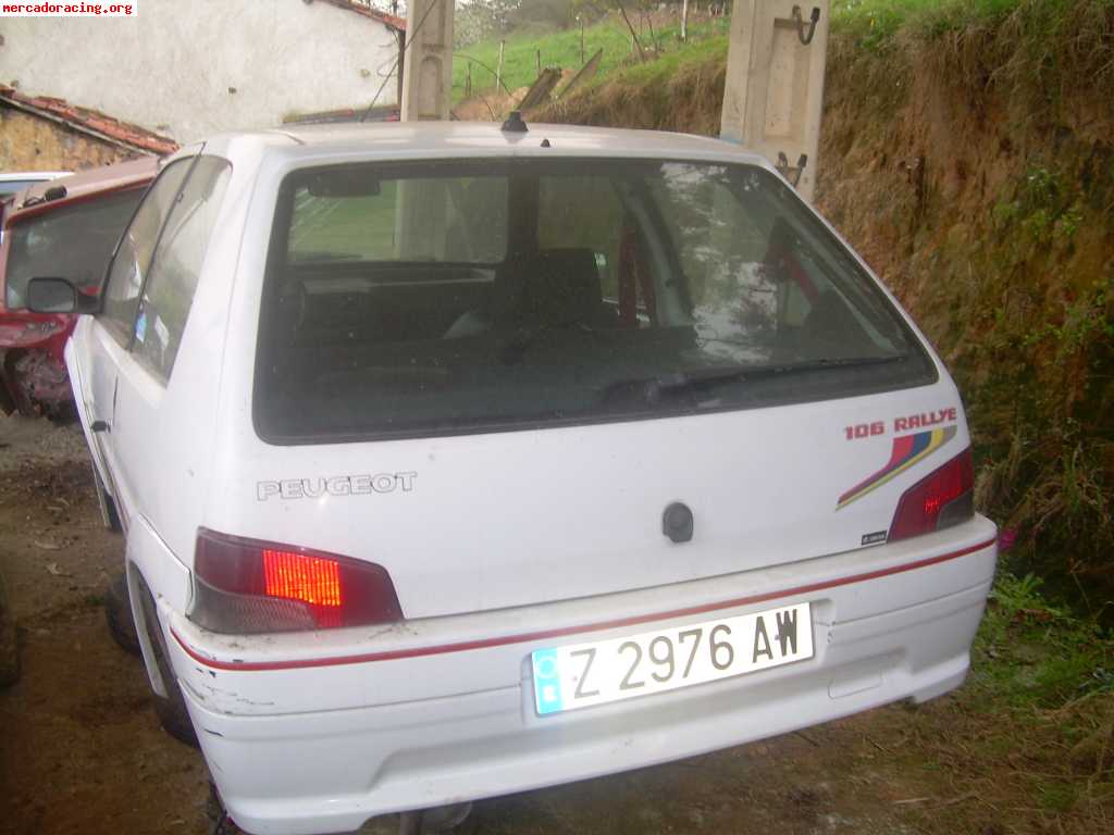 106 rallye con golpe