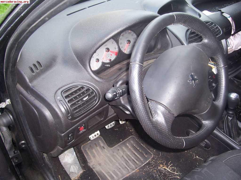 )) siniestro 206 xs 16v,205 gti,saxo vts 1.6i ((