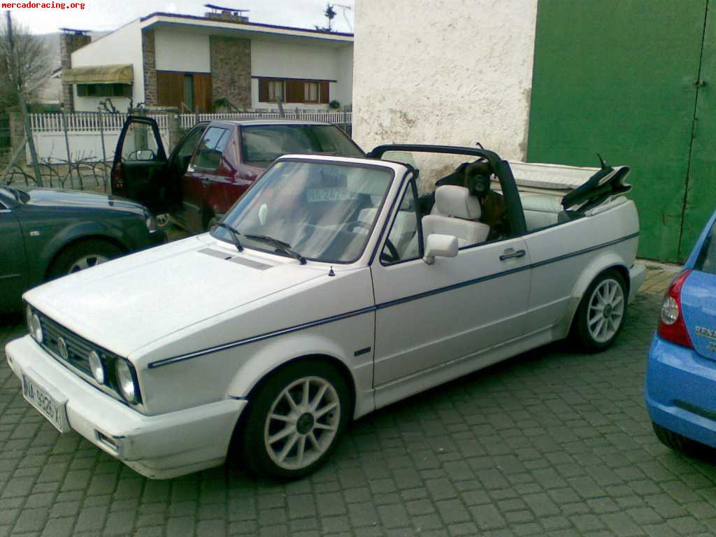 Vw golf cabrio karmann 1.8(112 cv) chasis abierto