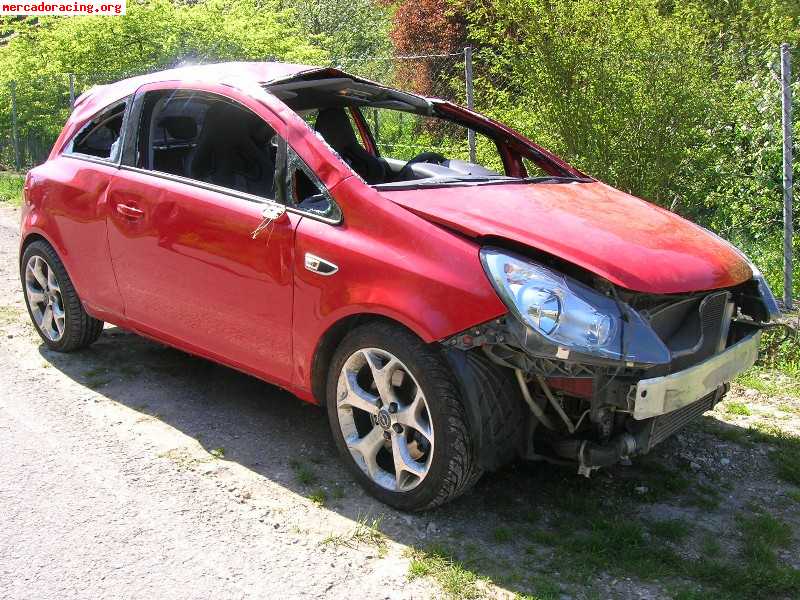 Siniestro corsa opc 1.6t 192cv 6.000€