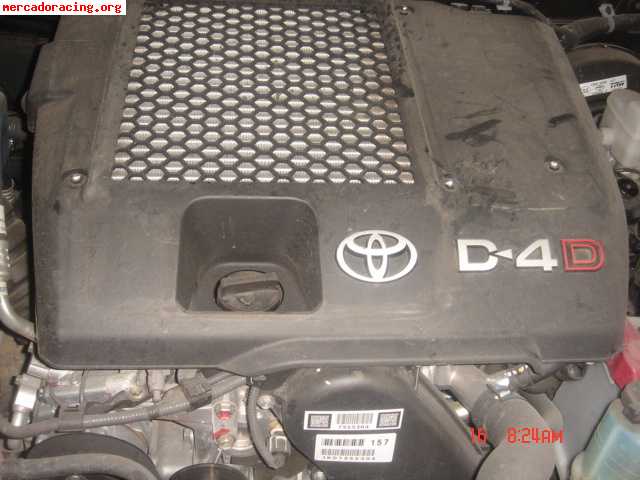 Toyota hilux con golpe el alto de gama