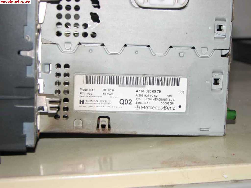 Navegador comand aps de mercedes ml