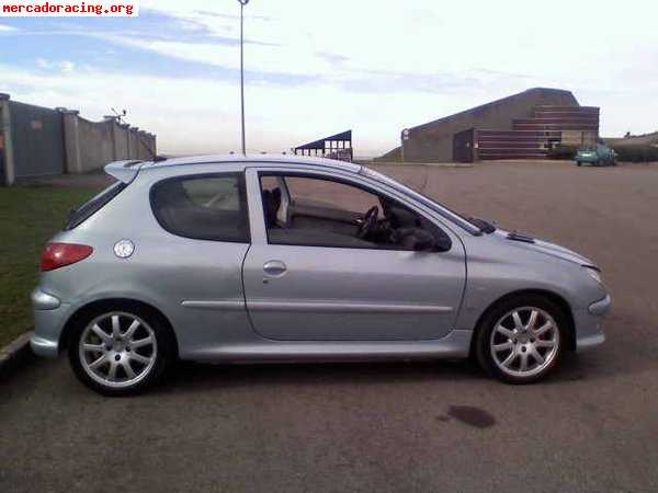 Vendo 206 gti con palier izquierdo roto y puente trasero dob