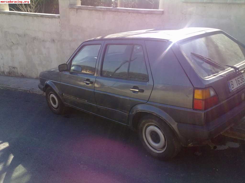 Recambio golf ii,5 puertas diesel con el motor roto,barcelon