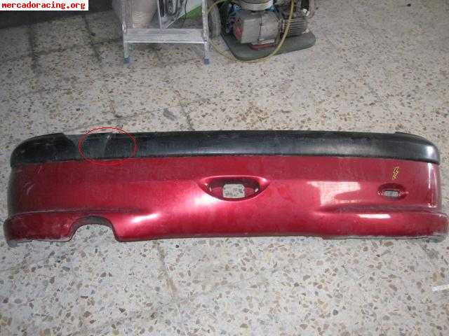 Paragolpes trasero 206 gti 50€