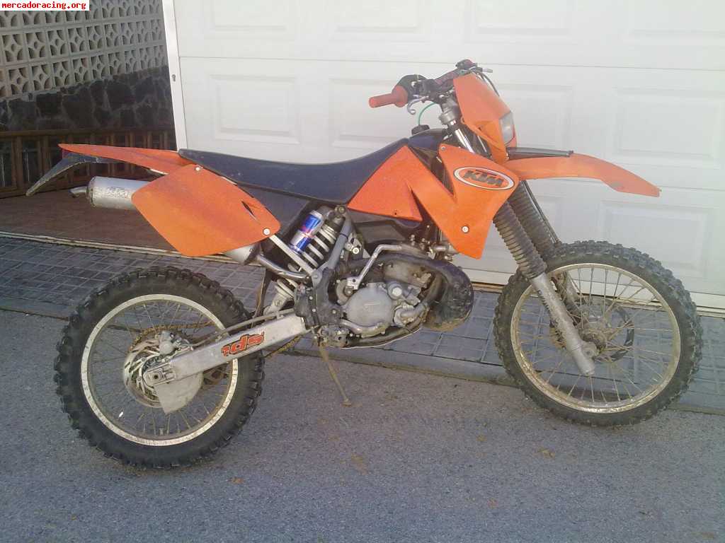 Cambio ktm 200cc de 2 tiempos