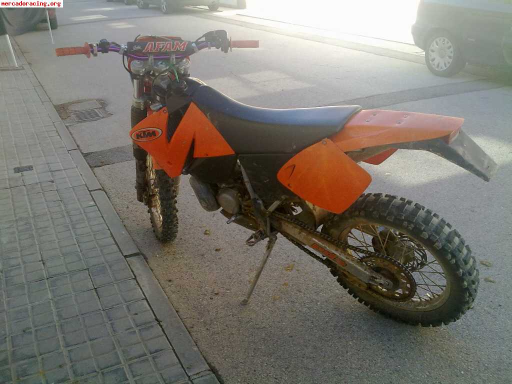 Cambio ktm 200cc de 2 tiempos