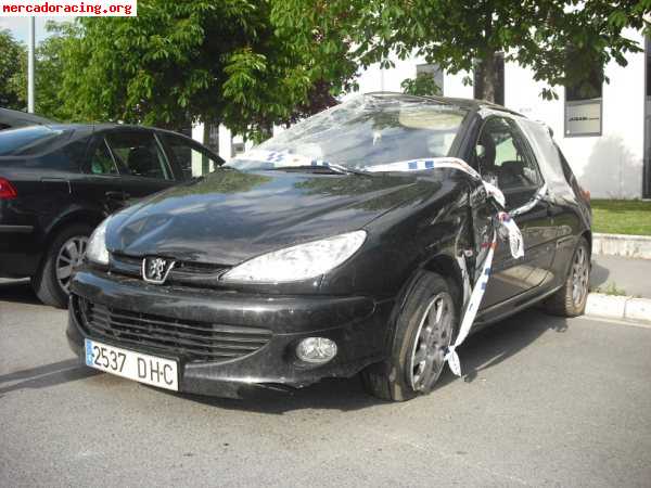 Siniestro peugeot 206 gti