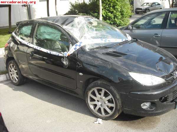 Siniestro peugeot 206 gti