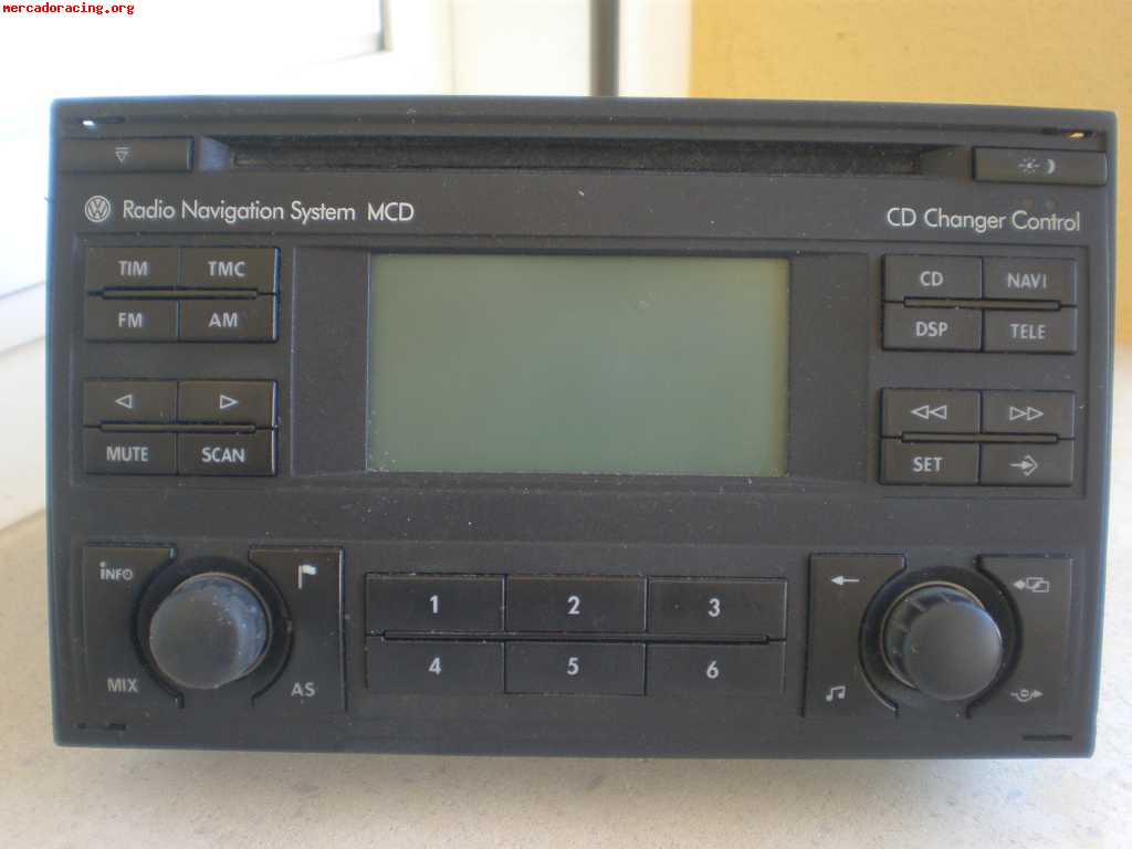 Radio cd navegador orifginal para golf4