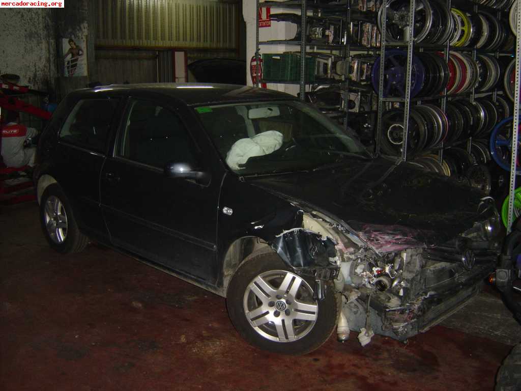 Lote de 3 golf tdi iv accidentados