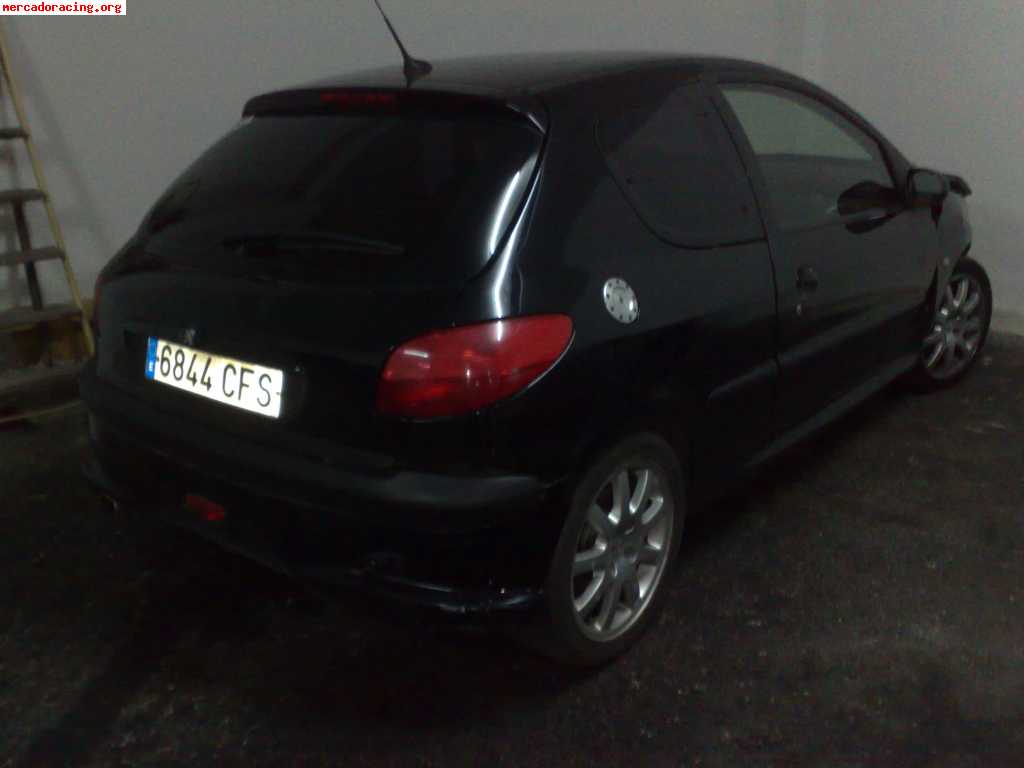 Siniestro reparable de 206 gti