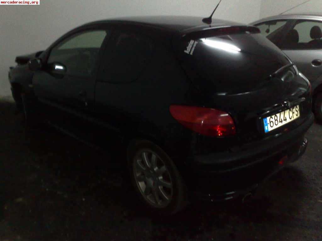 Siniestro reparable de 206 gti