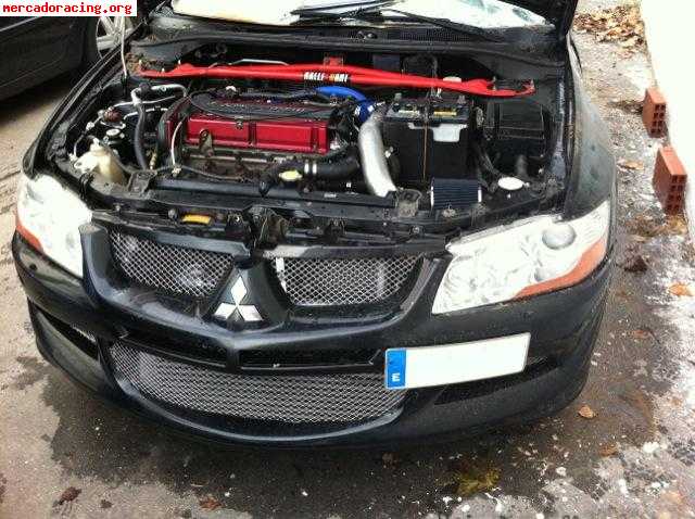 Mitsubishi  evo viii siniestro documentado