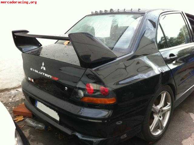 Mitsubishi  evo viii siniestro documentado