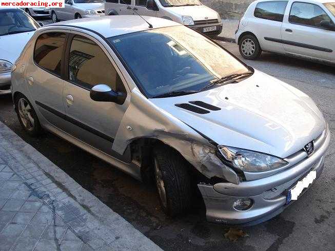 Siniestro peugeot 206 