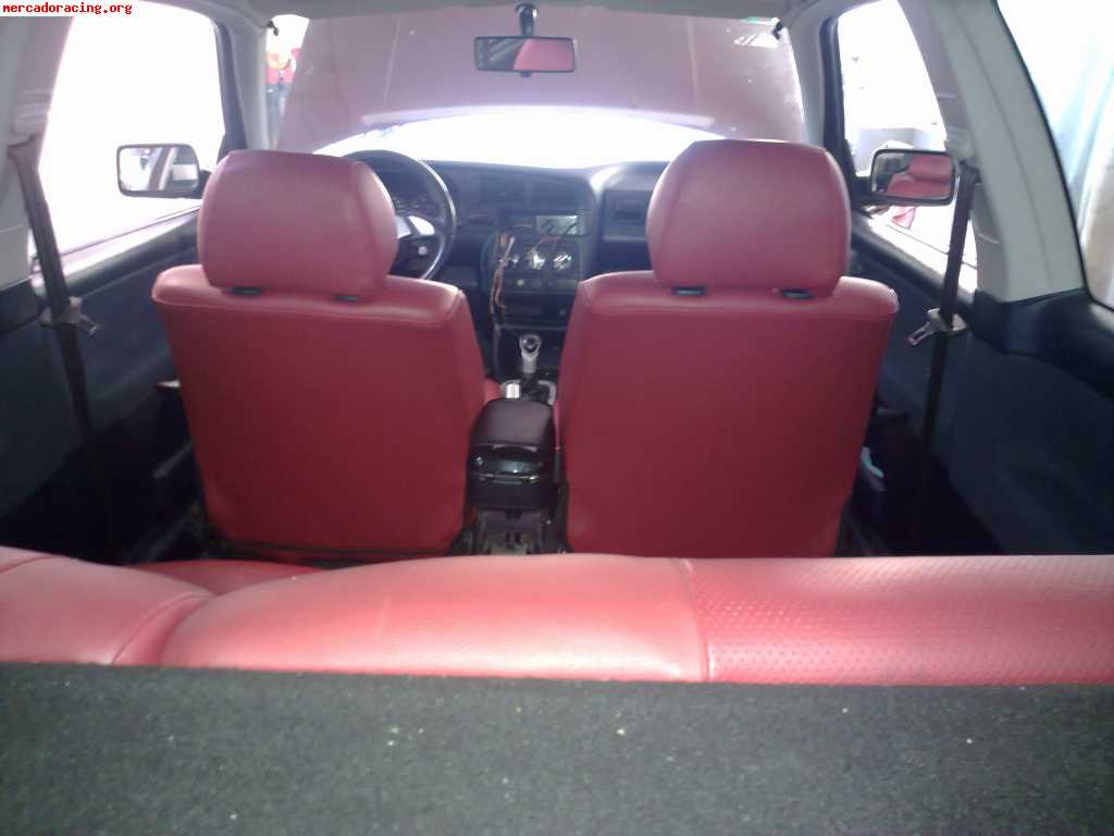 Asientos rojos golf vr6