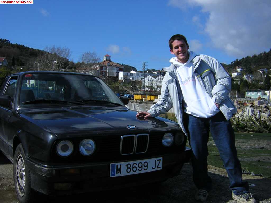 Bmw 320, 6 cilindros gasolina, tres puertas, año 91 negro, t