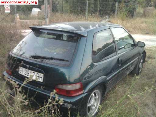 Saxo vts averiado 8v  con otro motor para instalar