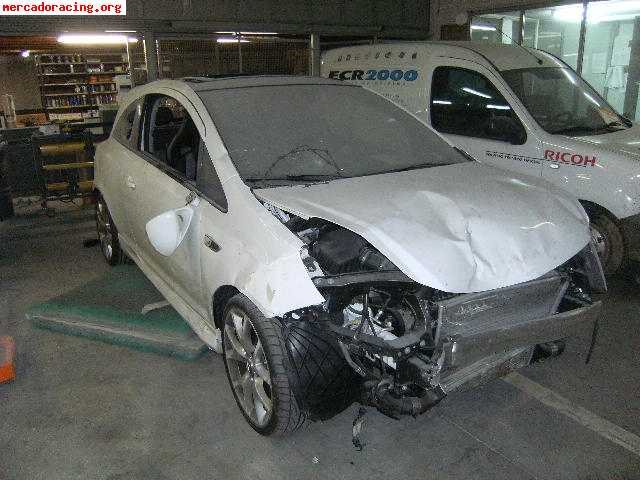 Siniestro documentado opel corsa opc
