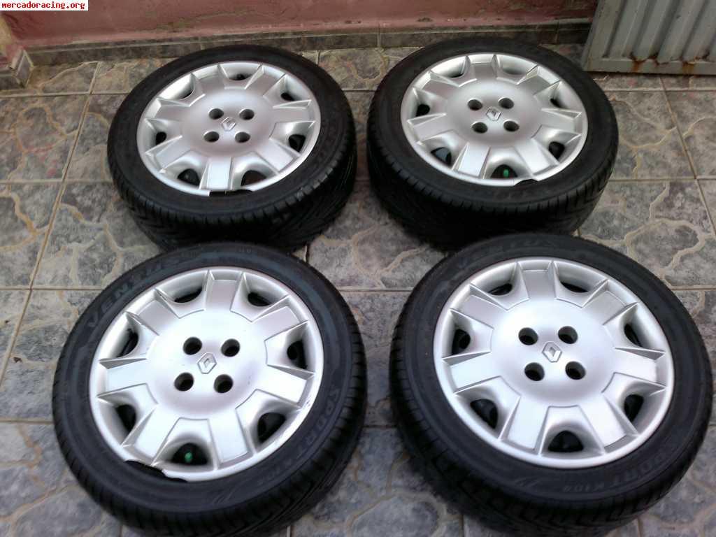  4 neumáticos 195/50 r15 hankook ventus sport   4 llantas co