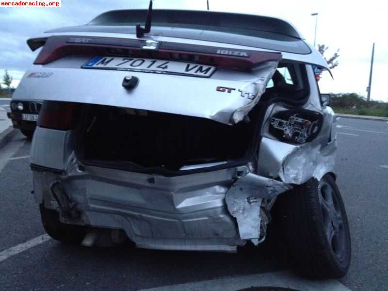 Seat ibiza gttdi 110 con 163000 reales con libro