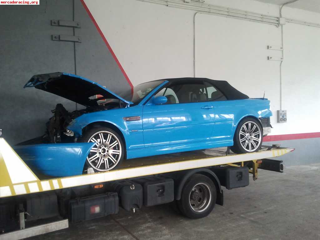 Bmw m3 e46 cabrio con golpe 5000 euros