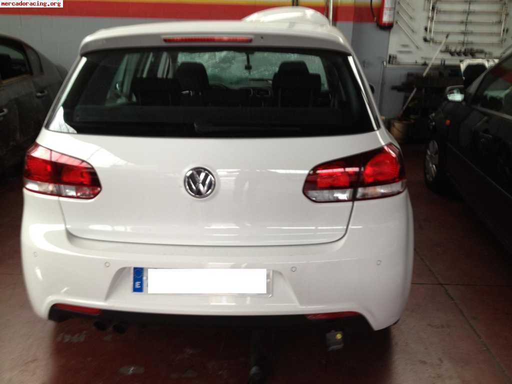 Se vende siniestro de golf 6 sport 2.0 tdi cr 140cv r line